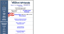 Desktop Screenshot of lee-high-alumni.org
